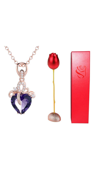 Enchanted Heart Collection: Eleganta hjärtformade kopparhalsband för alla tillfällen