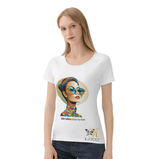 Fearless Heart, Limitless Dreams K-AROLE Womens  T shirt - K-AROLE