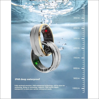 2024 Smart Ring For Men Women Heart Rate Blood Oxygen