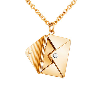 Mode smykker konvolver halskæde kvinder elsker brev vedhæng bedste gaver til kæreste