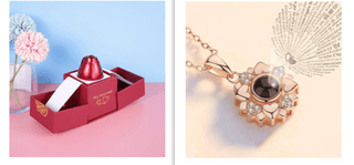 Exquisite K - AROLE™️ Vintage Style Red Velvet Jewelry Box - K - AROLE