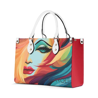 K - AROLE™️ Vibrant Multicolored Leather Tote Bag - Exquisite Artistry - K - AROLE