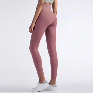 Stylish Fitness Leggings in Soft Pink: Premium K-AROLE™️ High-Waist Design for Workout