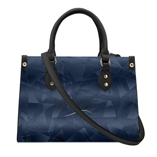 KAROLE®️ Chic Navy Blue Leather Tote Bag - One Size - bags