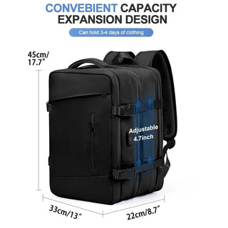 Expandable Waterproof 40L Travel Backpack with USB K-AROLE™️