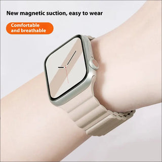 Band Silicone Magnetic Watch Strap