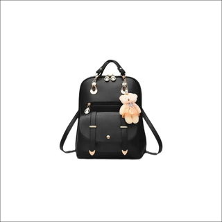 Chic Floral Backpack with Embroidered Details - bags