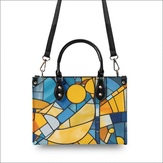 Colorful Floral Printed Handbag with Chic Tote Design