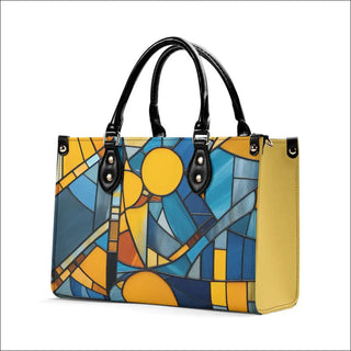 Colorful Floral Printed Handbag with Chic Tote Design