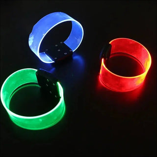 Colorful LED Sound-Activated Party Bracelets