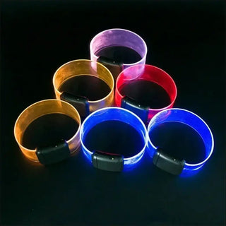 Colorful LED Sound-Activated Party Bracelets