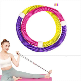 Colorful Resistance Exercise Loop Set - Versatile Fitness Bands for Home Workout - K - AROLE