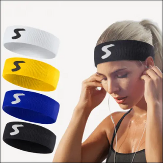 Colorful Sports Headbands - Sweat - Wicking Fitness Headbands - K - AROLE