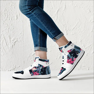 Copy of Stylish K-AROLE Floral Printed High-Top Sneakers