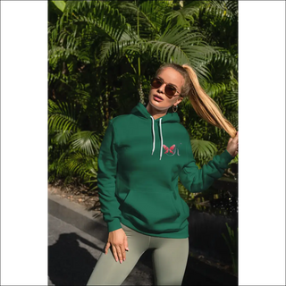 Cozy Comfort: K-AROLE™ Emerald Green Hoodie