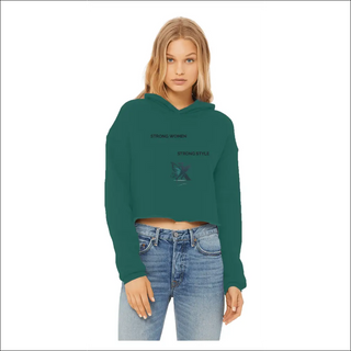 Cozy Crop Top Hoodie - Stylish And Comfortable Athleisure Wear - K - AROLE