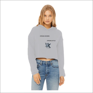 Cozy Crop Top Hoodie - Stylish And Comfortable Athleisure Wear - K - AROLE