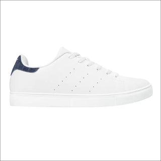 D27 Low-Top Synthetic Leather Sneakers - White - sneakers