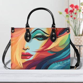 K - AROLE™️ Vibrant Multicolored Leather Tote Bag - Exquisite Artistry - K - AROLE