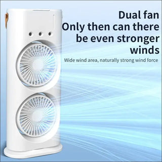 Double - ended Spray Fan Portable Humidifier Fan Air Conditioner Household Small Air Cooler Hydrocooling Portable Air Adjustment - K - AROLE