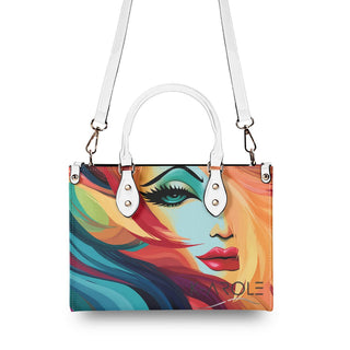 K - AROLE™️ Vibrant Multicolored Leather Tote Bag - Exquisite Artistry - K - AROLE