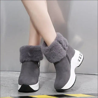 Elevated Winter Women's Warm Platform Sneaker Boots K-AROLE