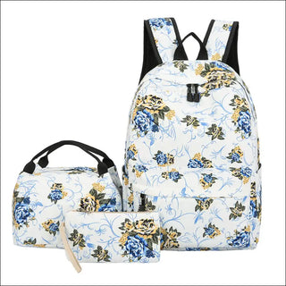 Enchanting Japanese Style Backpack with Floral Accents