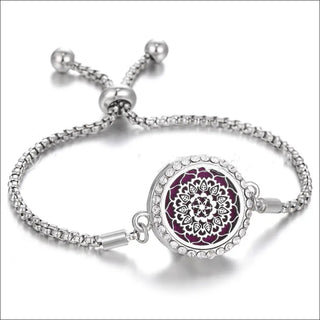 Essential Oil Diffuser Locket Bracelet - Aromatherapy