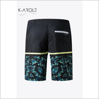 Full Size Printed Color Block Lace-Up Shorts - Stylish women's athletic shorts with a vibrant floral pattern and zippered pockets from K-AROLE