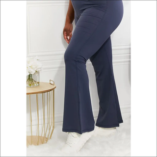 Full Size Taking Leaps Active Flare Yoga Pants