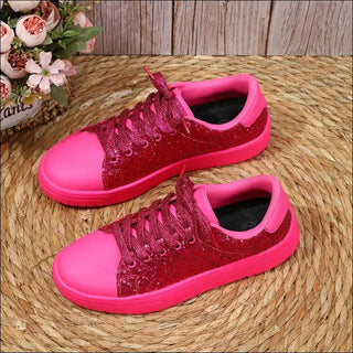 Glamorous Pink sneakers - Rose Red / Size35