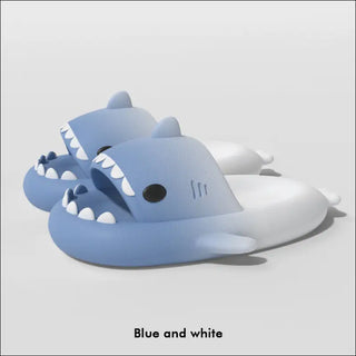 Gradient Shark Slippers Men’s Home Bathroom Non-slip - flip