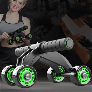 High - Intensity LED Tactical Flashlight with Green Accent Roller Wheels - K - AROLE