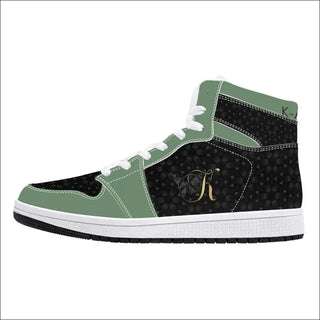 High-Top Sneakers with Metallic Accents by K-AROLE - Men