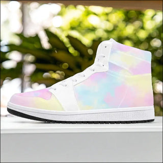 Iridescent High-Top Sneakers: Elevate Your Streetwear Style