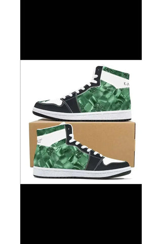 K - AROLE™️ Vibrant Camo - Inspired High Top Sneakers - K - AROLE