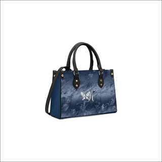 K-AROLE™️ Elegant Navy Blue Tote Bag with Metallic