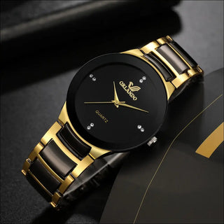 K-AROLE™️ Elegant Stainless Steel Quartz Wristwatch