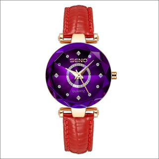 K-AROLE™️ Elegant Two-Tone Ladies Analog Watch - Purple