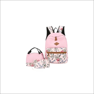 K-AROLE™️ Floral Backpack and Lunch Bag Set - Stylish