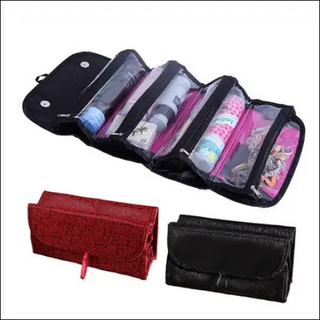 K-AROLE™️ Large-Capacity Folding Cosmetic Bag - Black - bags