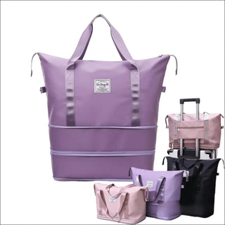 K-AROLE™️ Lavender Foldable Travel Tote Bag