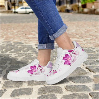 K-AROLE™️ Low Top Sneakers with Floral Design - sneaker