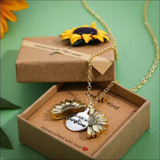 K-AROLE™️ Luminous Sunflower Pendant Necklace - bijoux