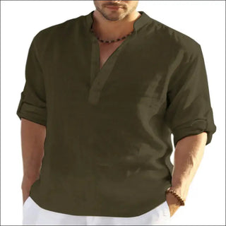 K-AROLE™️ Luxurious Men’s Linen Blend Casual Shirts