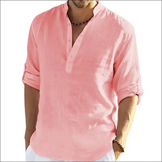 K-AROLE™️ Luxurious Men’s Linen Blend Casual Shirts