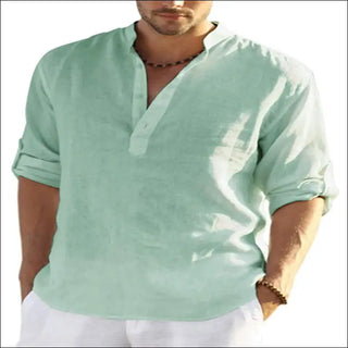 K-AROLE™️ Luxurious Men’s Linen Blend Casual Shirts