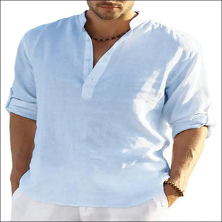 K-AROLE™️ Luxurious Men’s Linen Blend Casual Shirts