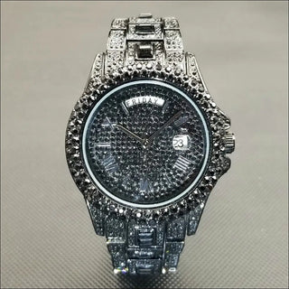 K-AROLE™️ Luxury Diamond Encrusted Men’s Timepiece