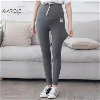 K - AROLE™️ Supportive Maternity Leggings - Comfortable Stretch for Expecting Moms - K - AROLE